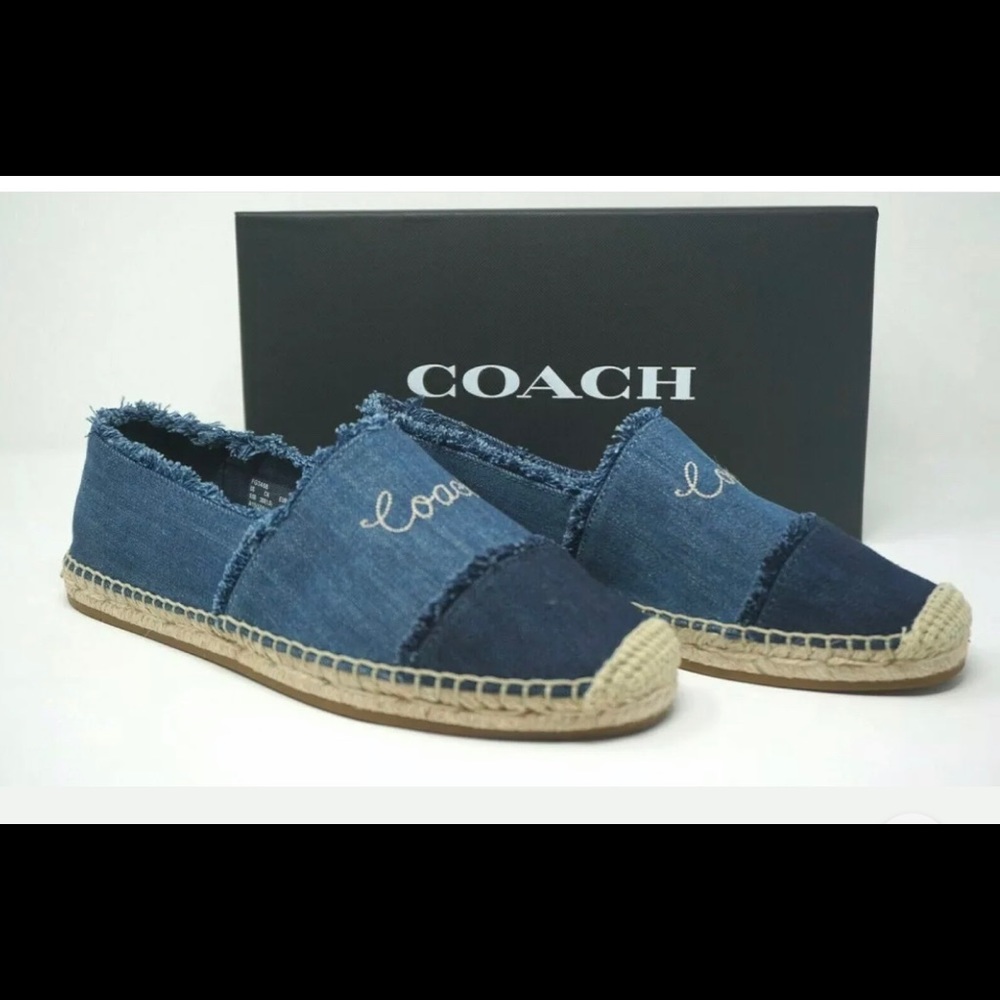 COACH CELINA DENIM ESPADRILLES